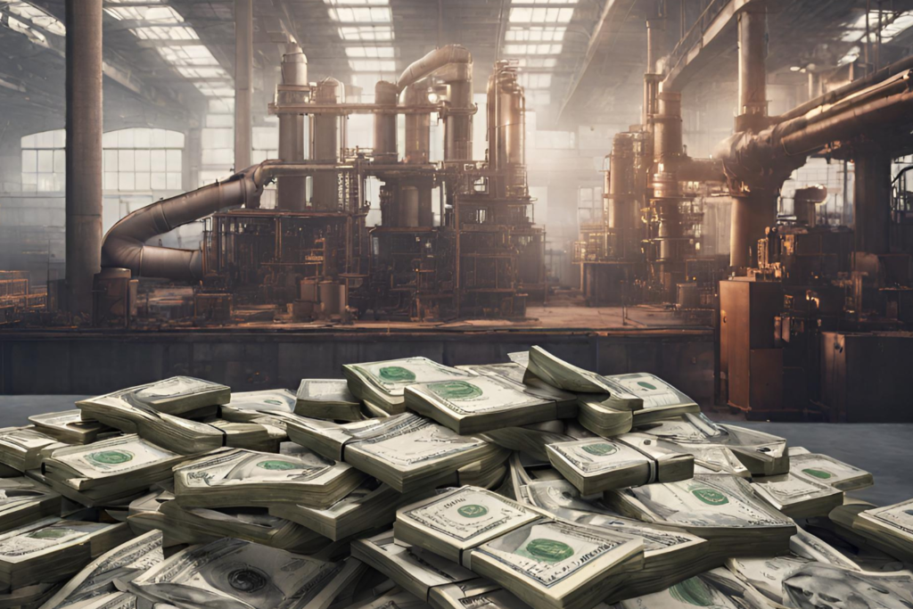 Fabrik finanzieren industrielle Revolution