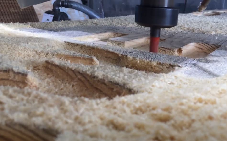 frezowanie drewna litego cnc