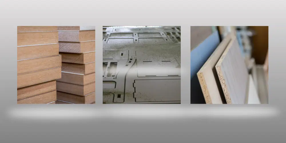 Frezowanie i cięcie Kartony materiałów Granitu płyt HPL MDF OSB Sklejka PCV Drewno Stal Aluminium